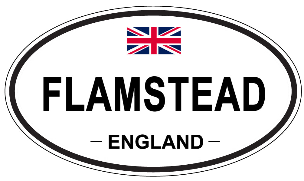 FLAMSTEAD, England - Oval Magnet