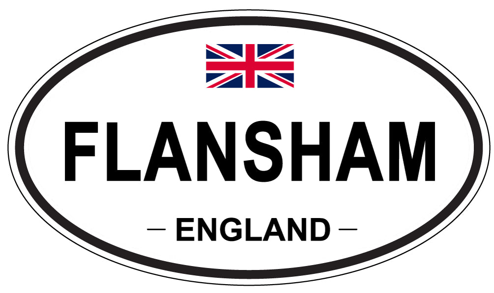 FLANSHAM, England - Oval Magnet
