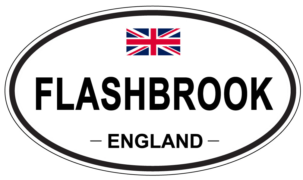 FLASHBROOK, England - Oval Magnet