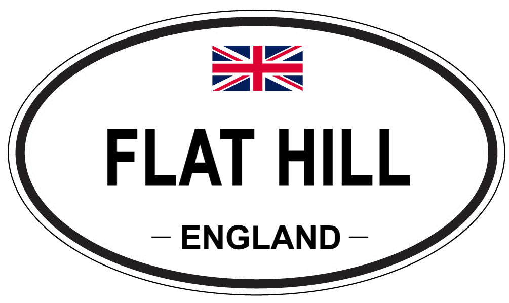 FLAT HILL, England - Oval Magnet