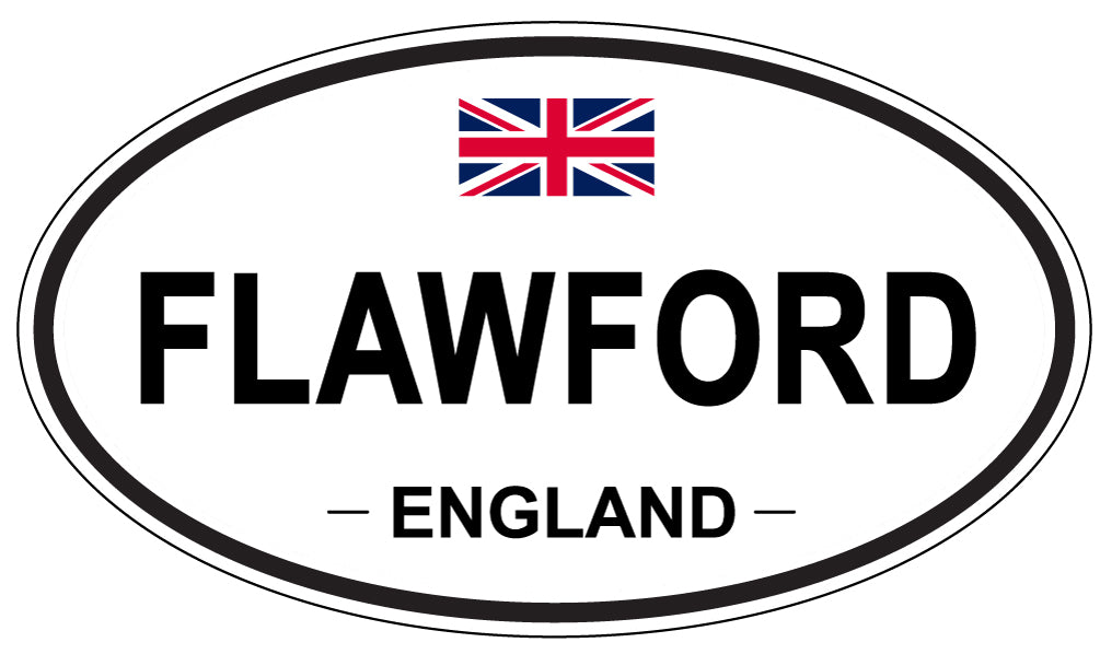 FLAWFORD, England - Oval Magnet