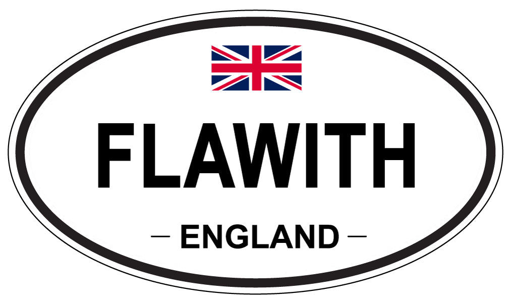 FLAWITH, England - Oval Magnet