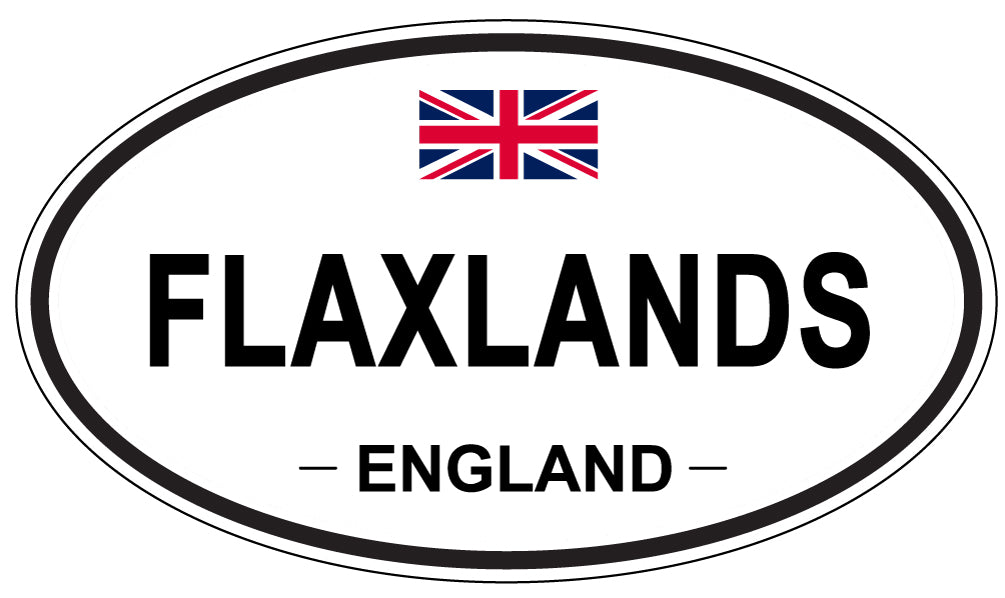 FLAXLANDS, England - Oval Magnet