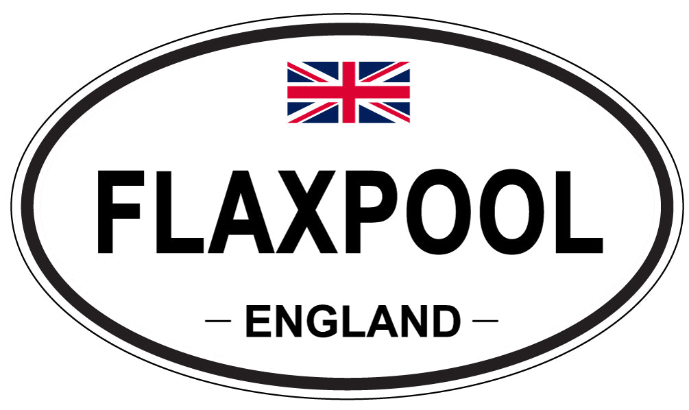 FLAXPOOL, England - Oval Magnet