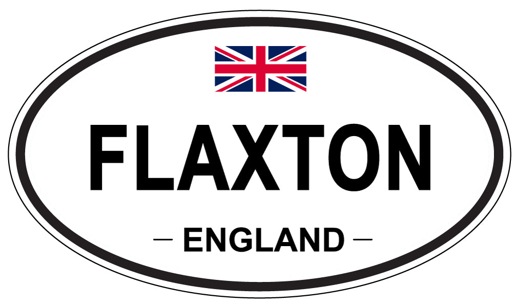 FLAXTON, England - Oval Magnet