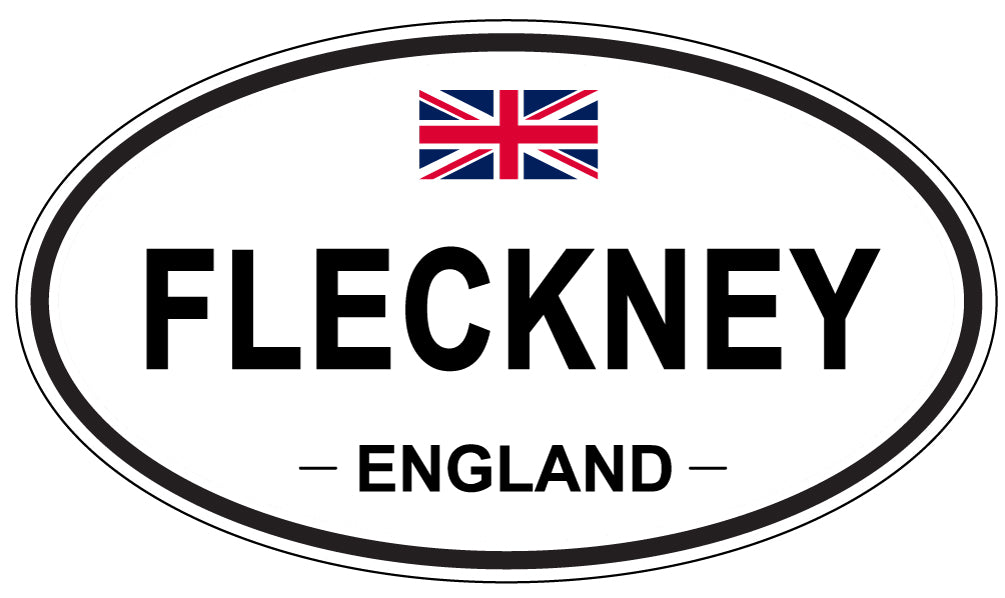 FLECKNEY, England - Oval Magnet
