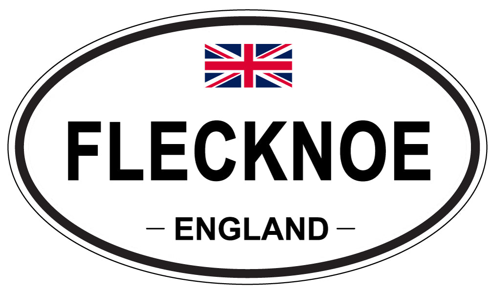 FLECKNOE, England - Oval Magnet