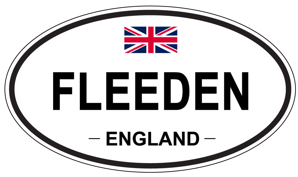 FLEEDEN, England - Oval Magnet