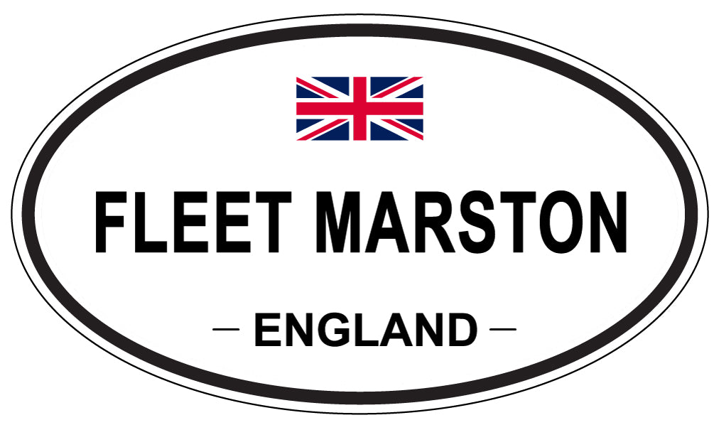 FLEET MARSTON, England - Oval Magnet