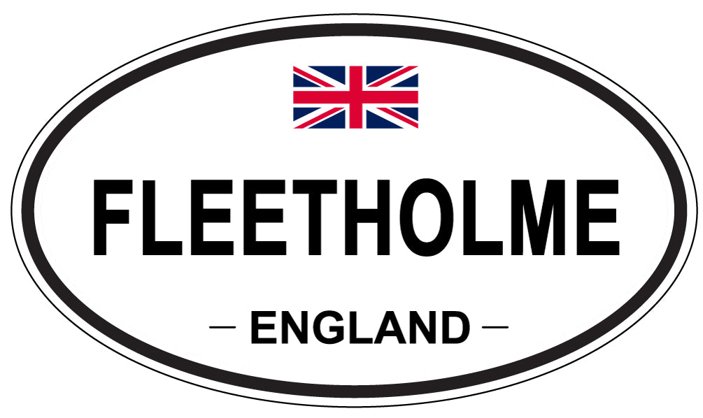 FLEETHOLME, England - Oval Magnet
