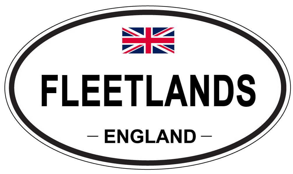 FLEETLANDS, England - Oval Magnet
