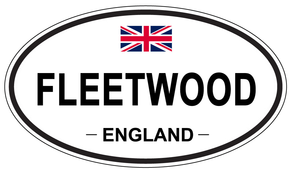 FLEETWOOD, England - Oval Magnet