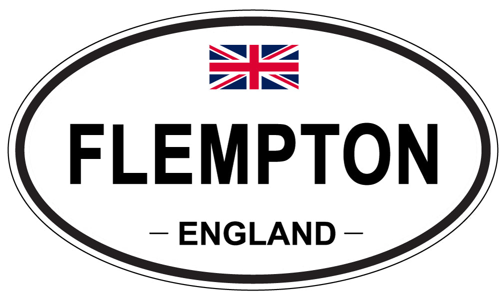 FLEMPTON, England - Oval Magnet