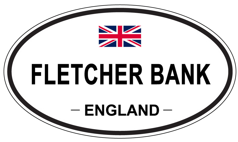 FLETCHER BANK, England - Oval Magnet