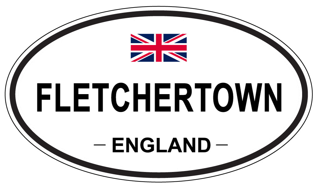 FLETCHERTOWN, England - Oval Magnet
