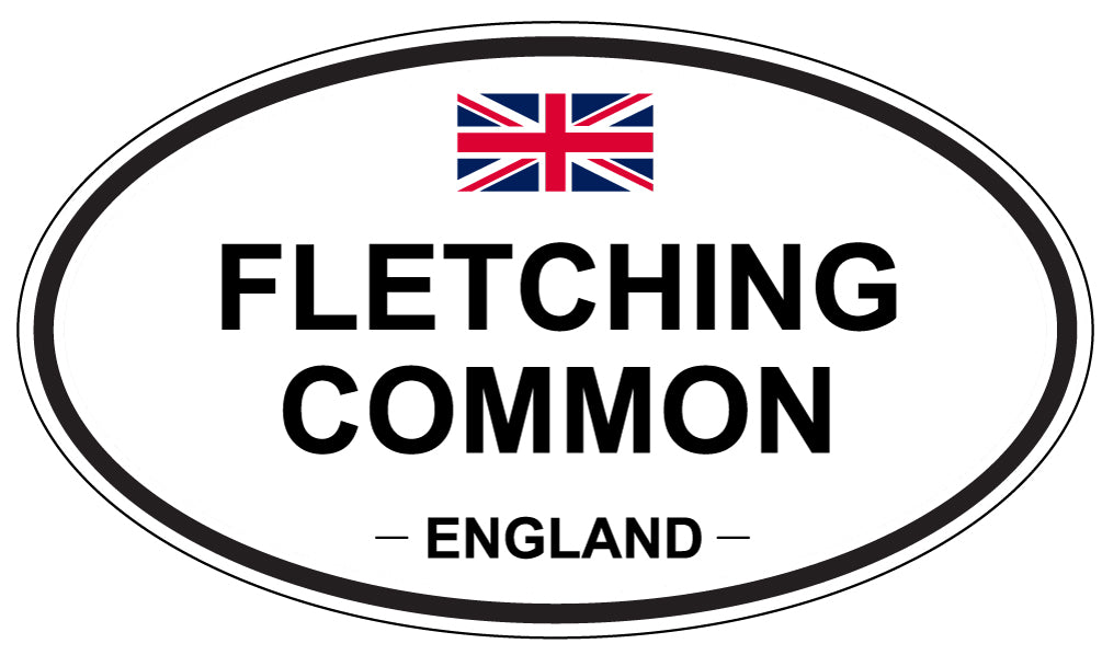 FLETCHING COMMON, England - Oval Magnet