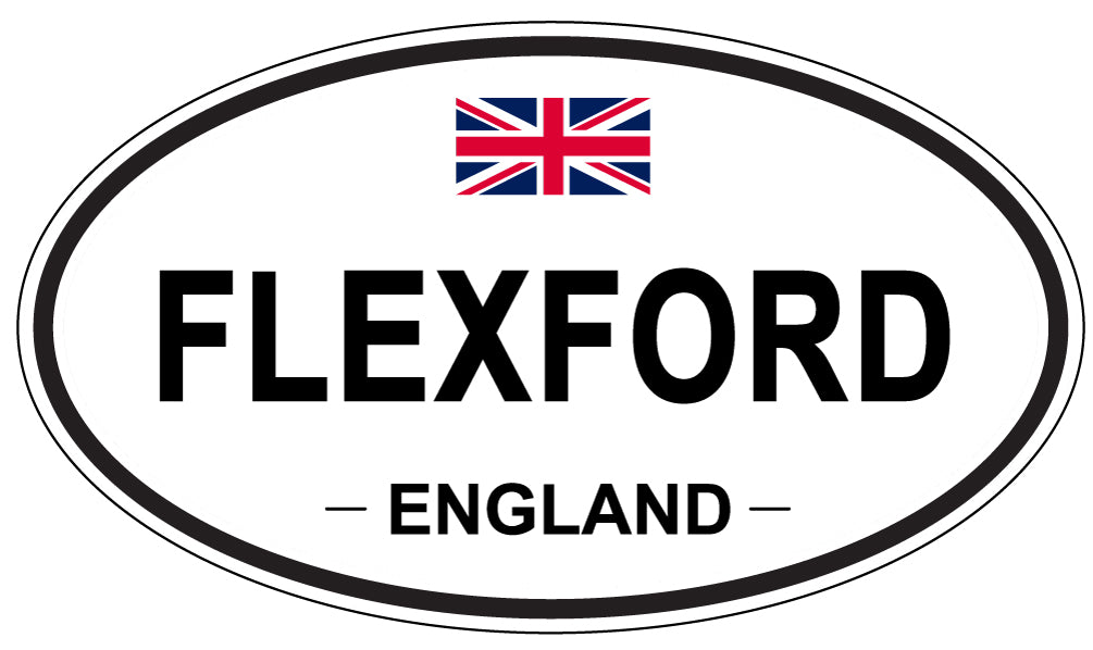 FLEXFORD, England - Oval Magnet