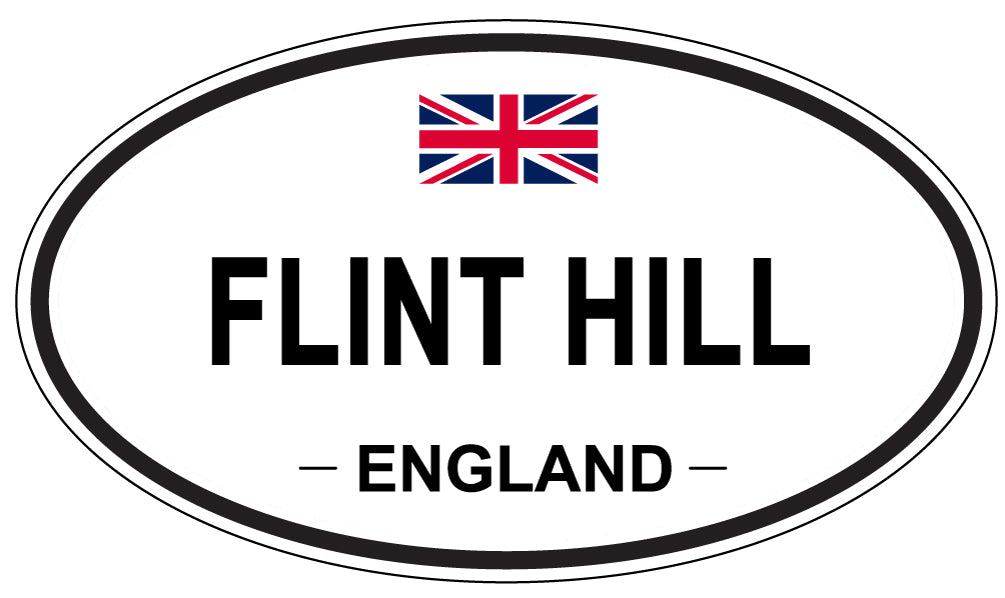 FLINT HILL, England - Oval Magnet