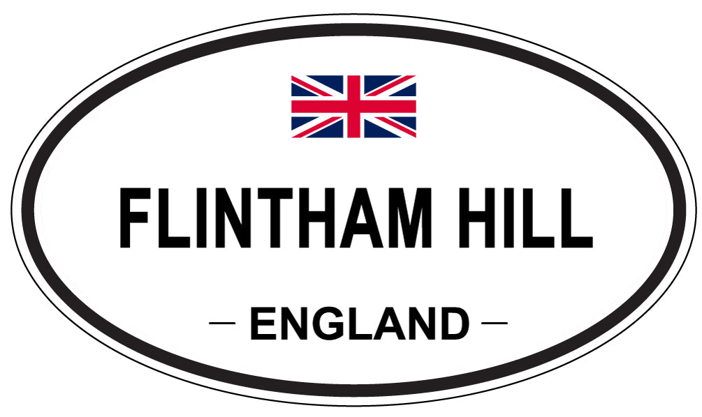 FLINTHAM HILL, England - Oval Magnet