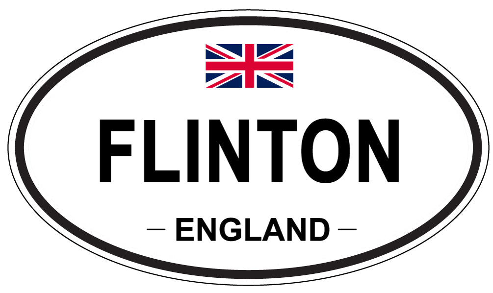 FLINTON, England - Oval Magnet