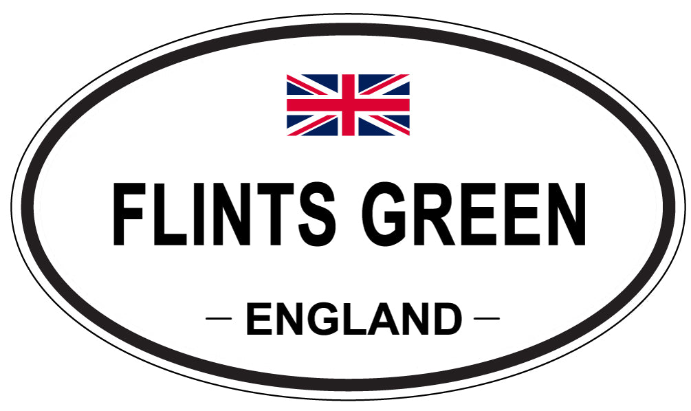 FLINTS GREEN, England - Oval Magnet