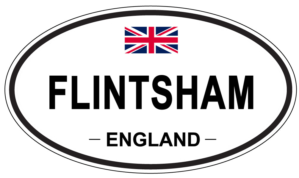 FLINTSHAM, England - Oval Magnet
