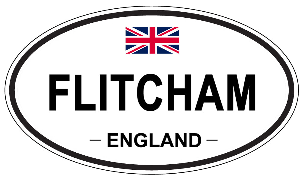 FLITCHAM, England - Oval Magnet