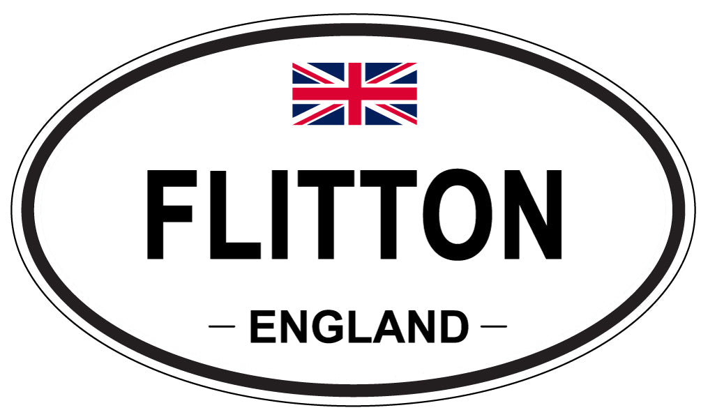 FLITTON, England - Oval Magnet