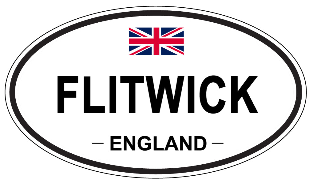 FLITWICK, England - Oval Magnet