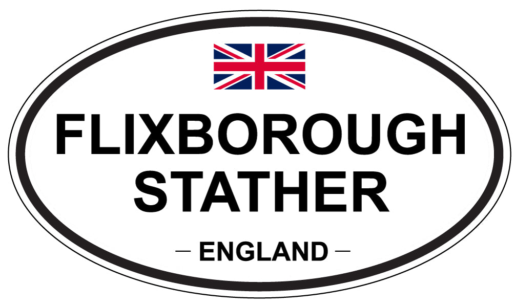 FLIXBOROUGH STATHER, England - Oval Magnet