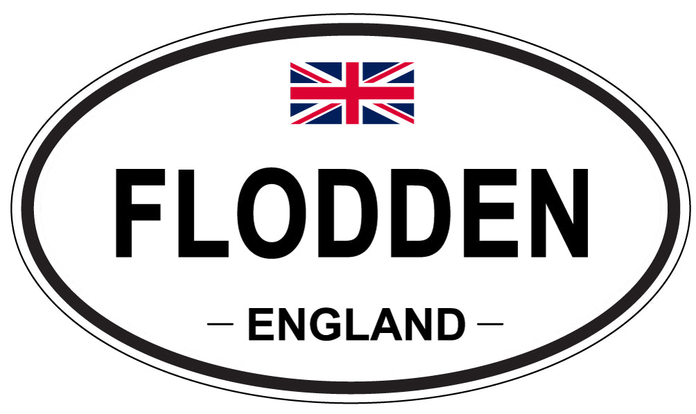 FLODDEN, England - Oval Magnet