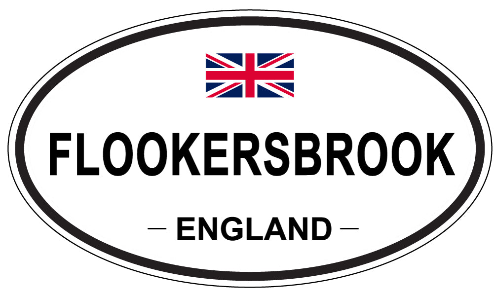 FLOOKERSBROOK, England - Oval Magnet