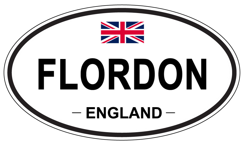 FLORDON, England - Oval Magnet