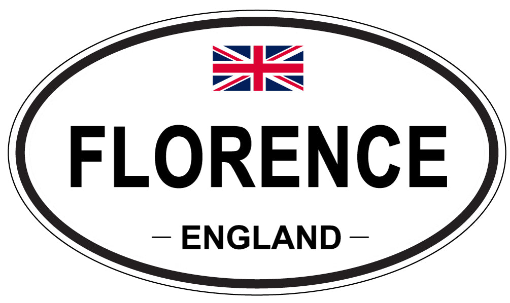 FLORENCE, England - Oval Magnet
