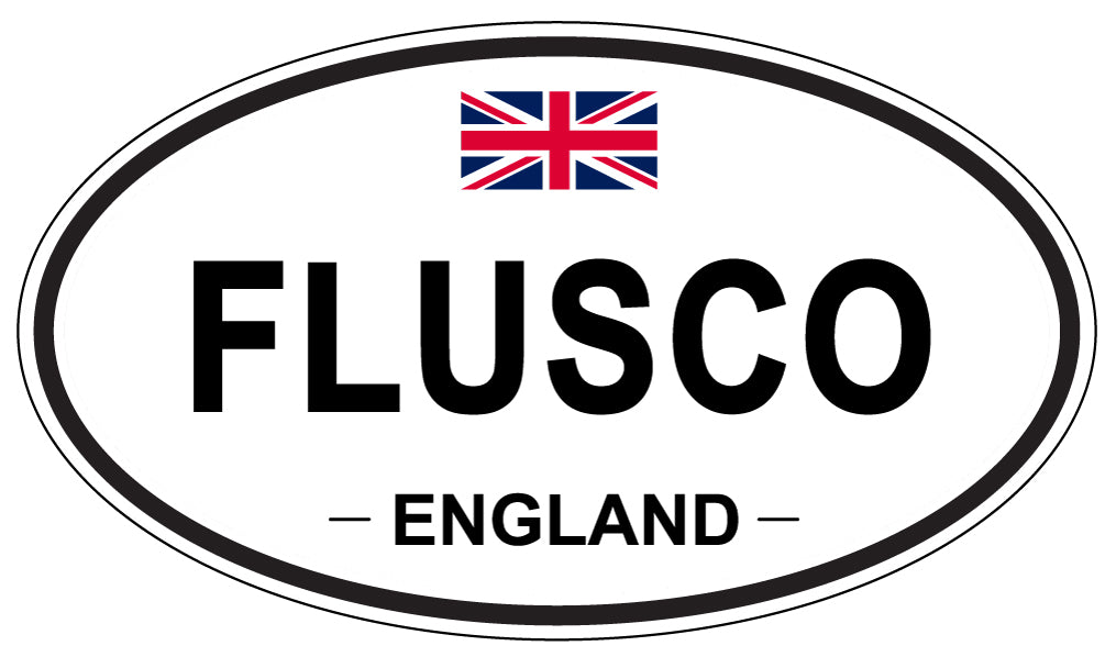 FLUSCO, England - Oval Magnet
