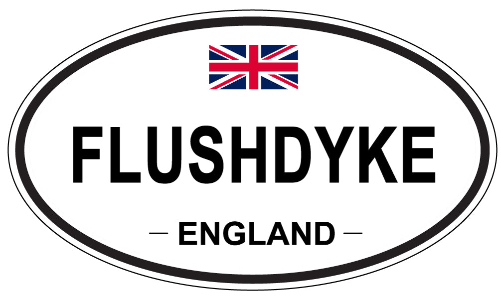 FLUSHDYKE, England - Oval Magnet