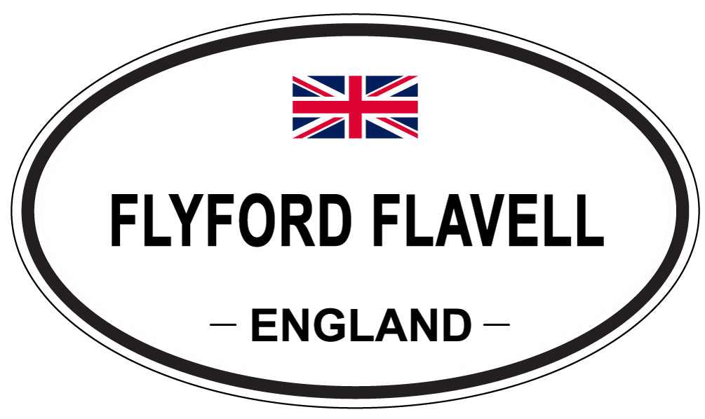 FLYFORD FLAVELL, England - Oval Magnet