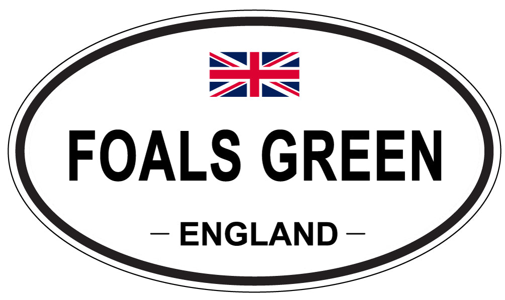 FOALS GREEN, England - Oval Magnet