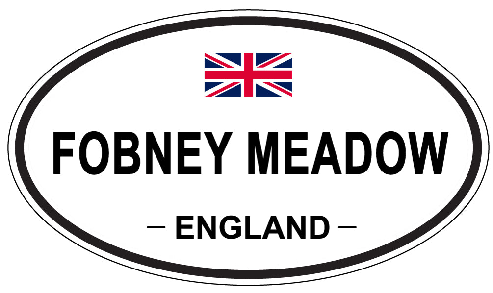 FOBNEY MEADOW, England - Oval Magnet