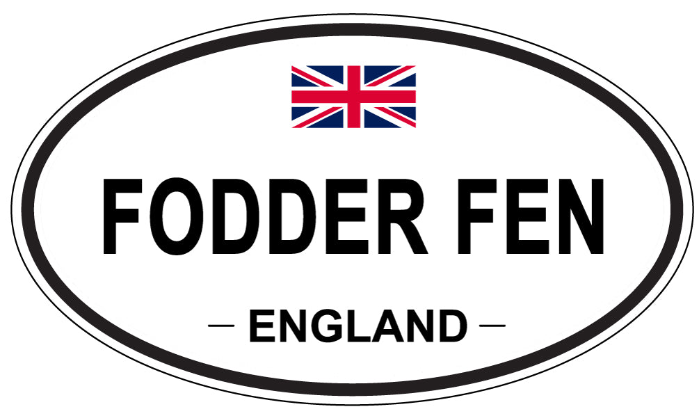 FODDER FEN, England - Oval Magnet