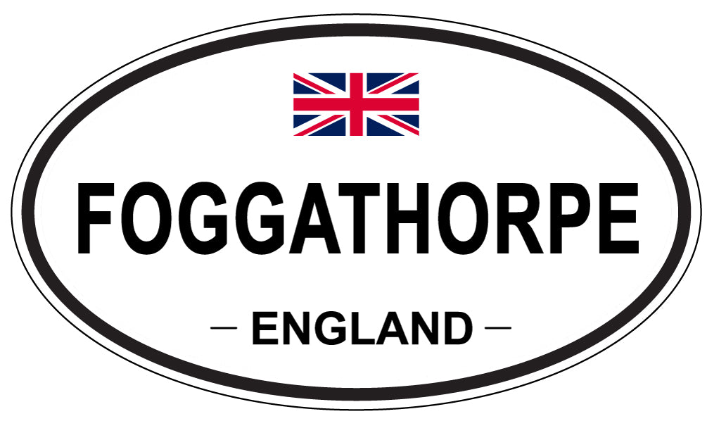 FOGGATHORPE, England - Oval Magnet