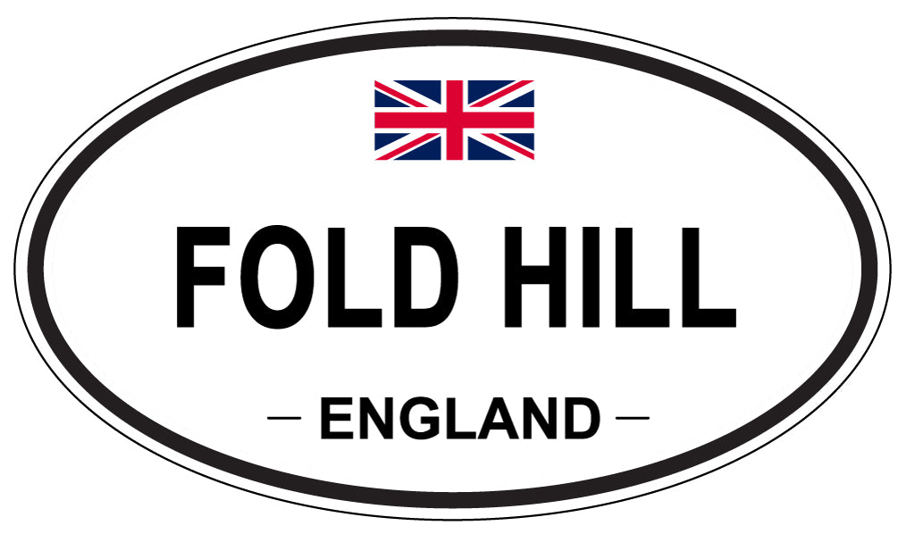 FOLD HILL, England - Oval Magnet