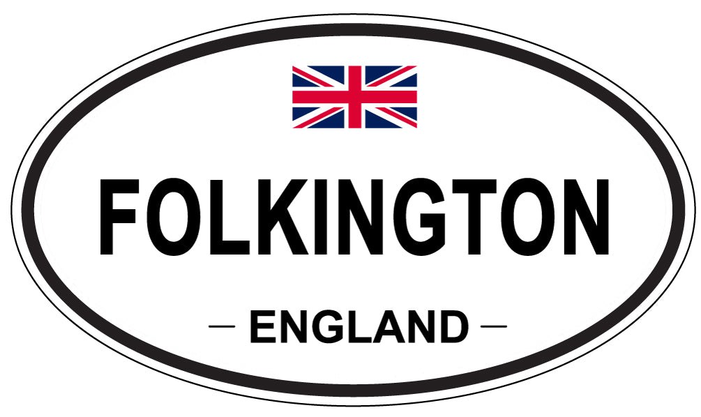 FOLKINGTON, England - Oval Magnet