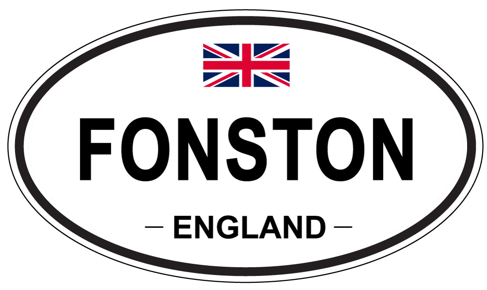 FONSTON, England - Oval Magnet
