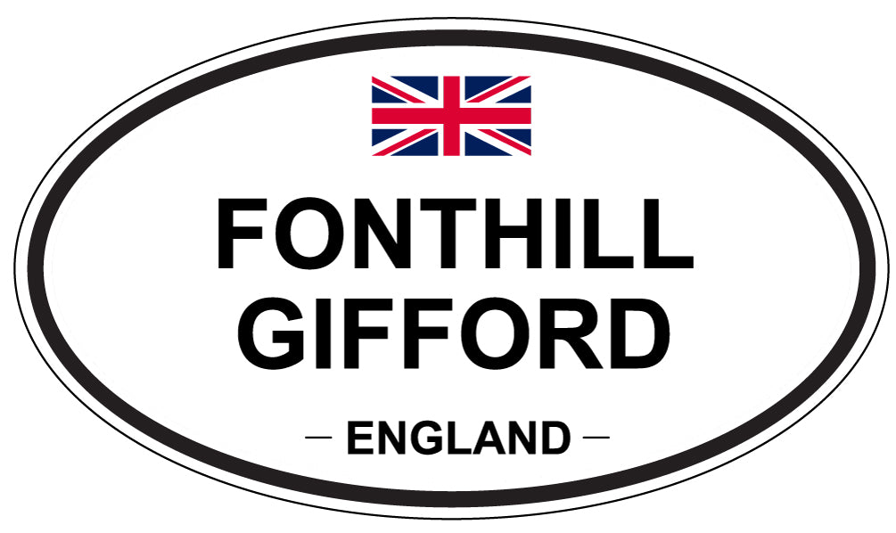 FONTHILL GIFFORD, England - Oval Magnet