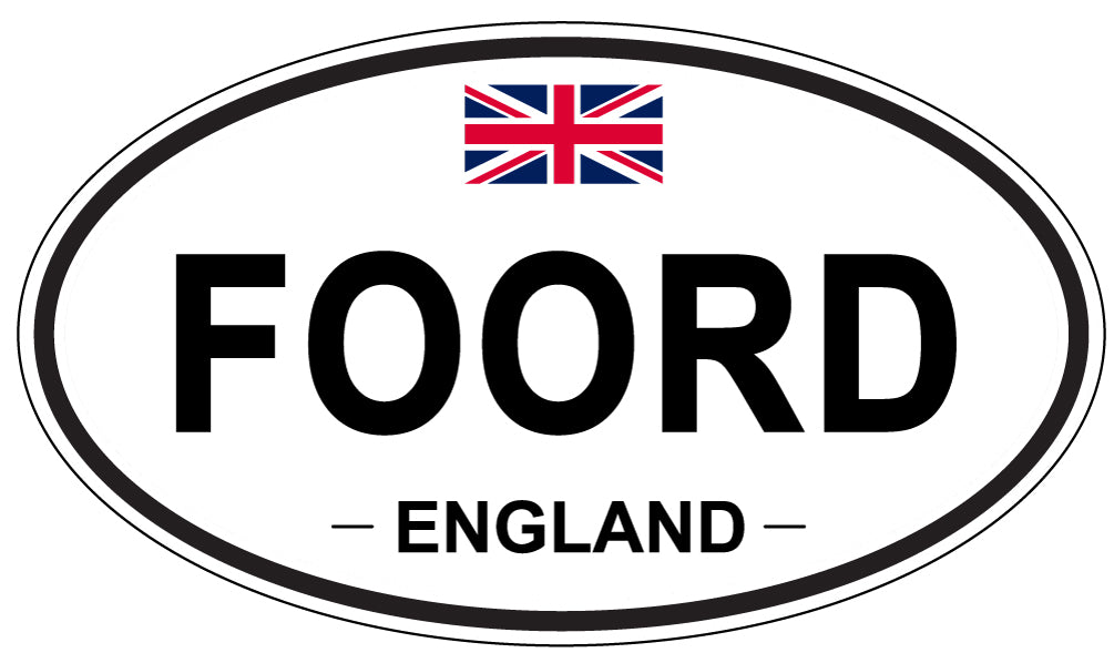 FOORD, England - Oval Magnet