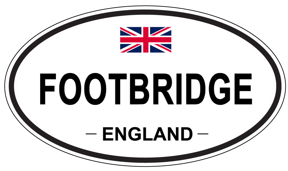 FOOTBRIDGE, England - Oval Magnet