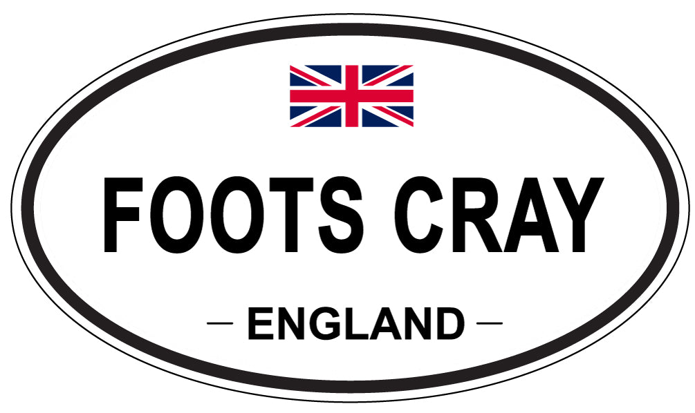FOOTS CRAY, England - Oval Magnet
