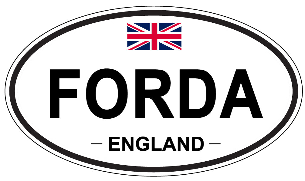 FORDA, England - Oval Magnet