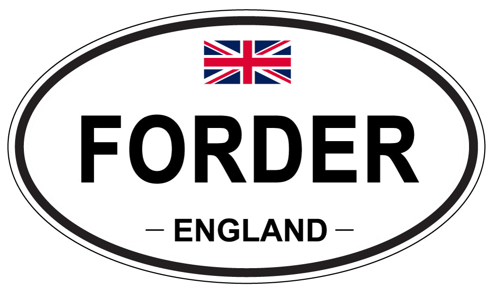 FORDER, England - Oval Magnet